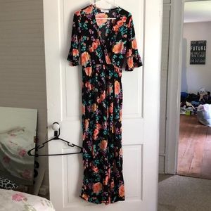 Floral Romper Pant suit
